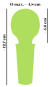 Mini Wand (12,7 cm, Ø max. 4,8 cm) Grün