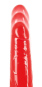 Red Push Vibrator (19,5 cm, Ø 4 cm) 