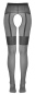 Strumpfhose ouvert in Strapsgurt- und Strumpfband-Optik 4