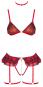 3-teiliges Dessous-Set Karo S