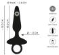 ANOS Flexible Butt Plug with Vibrations 