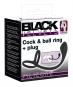 Black Velvets Cock & Ball Ring + Plug 