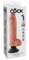 King Cock 10“ Vibrating Cock with Balls (20,5 cm, Ø 5,7 cm) 