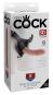 King Cock 8" Strap-On Harness (20,3 cm, Ø 4,6 cm) 