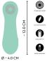 Cuties Dual Density Mini Vibrator (12 cm, Ø max. 4 cm) 