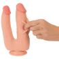 Nature Skin Bendable Double Penetrator 