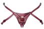 Roter Strap-on aus Leder S/M
