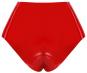 Roter Dildo-Slip aus Latex XL