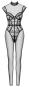 Hautenger Transparent-Overall S
