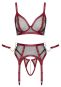 3-teiliges Straps-Set im Bondage-Look S