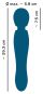Grande Wand Massagestab (29,3 cm, Massagekopf-Ø 5,8 cm) Blau