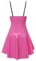 Pinkes Kleid aus Lack S