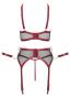 3-teiliges Straps-Set im Bondage-Look S