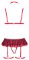 3-teiliges Dessous-Set Karo L