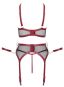 3-teiliges Straps-Set im Bondage-Look S