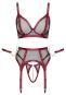 3-teiliges Straps-Set im Bondage-Look S