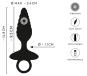 ANOS Flexible Butt Plug Twisted Design with Vibrations 