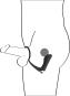 Black Velvets Vibrating Ring & Plug 
