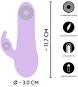 Cuties Dual Density Mini-Rabbitvibrator (11,7 cm, Ø 3 cm) 