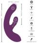 JAVIDA Vibrator With Nodding Function (19,5 cm, Ø 3,4 cm) 