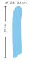 Smile Happy Vibrator (22 cm, Ø 3,8 cm) Blau