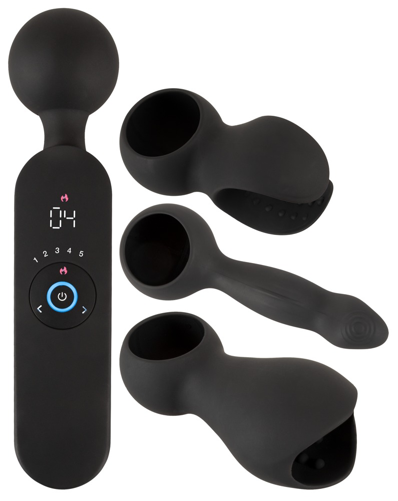 Couples Choice Wand Vibrator mit 3 soften Aufstzen bei Erotik-Toys.de